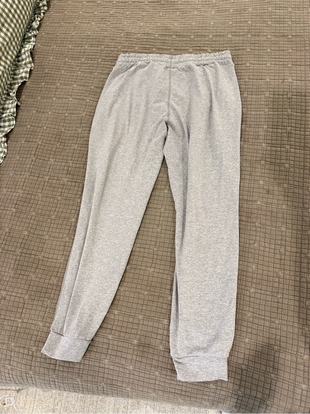 Vuori Light Gray womens Jogger Sweatpants with Drawstring - Picture 4 of 4